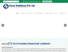 Tablet Screenshot of pcdindia.com